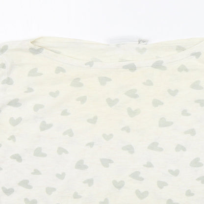 Womens UK Size 10 NEXT White Pullover Jumper