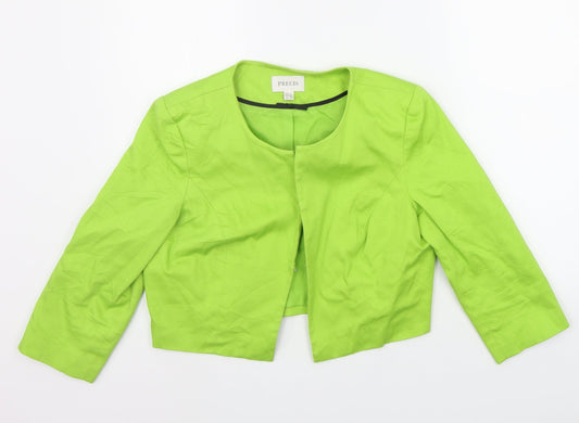 Precis Womens Green   Jacket Blazer Size 10