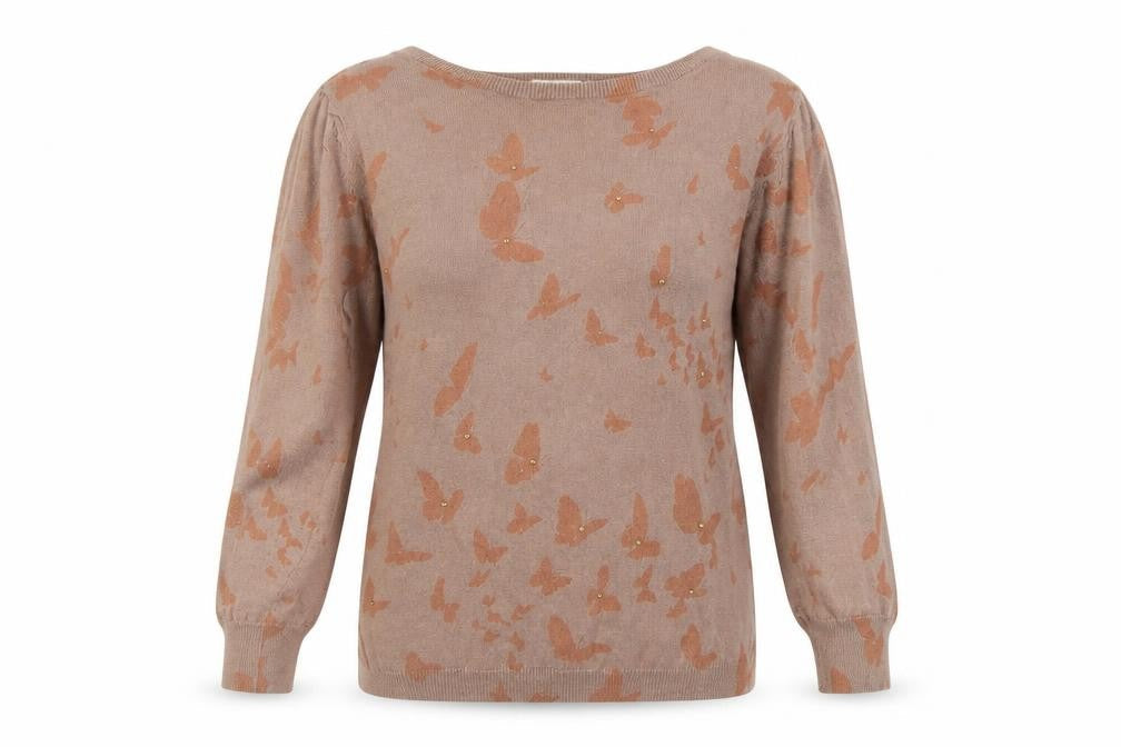 Womens UK Size 14 NEXT Beige Pullover Jumper