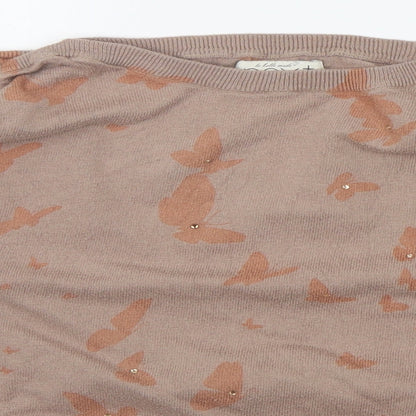 Womens UK Size 14 NEXT Beige Pullover Jumper