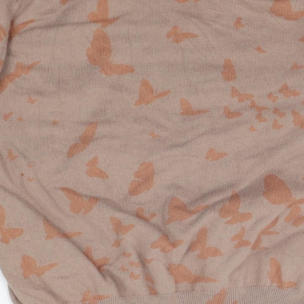 Womens UK Size 14 NEXT Beige Pullover Jumper