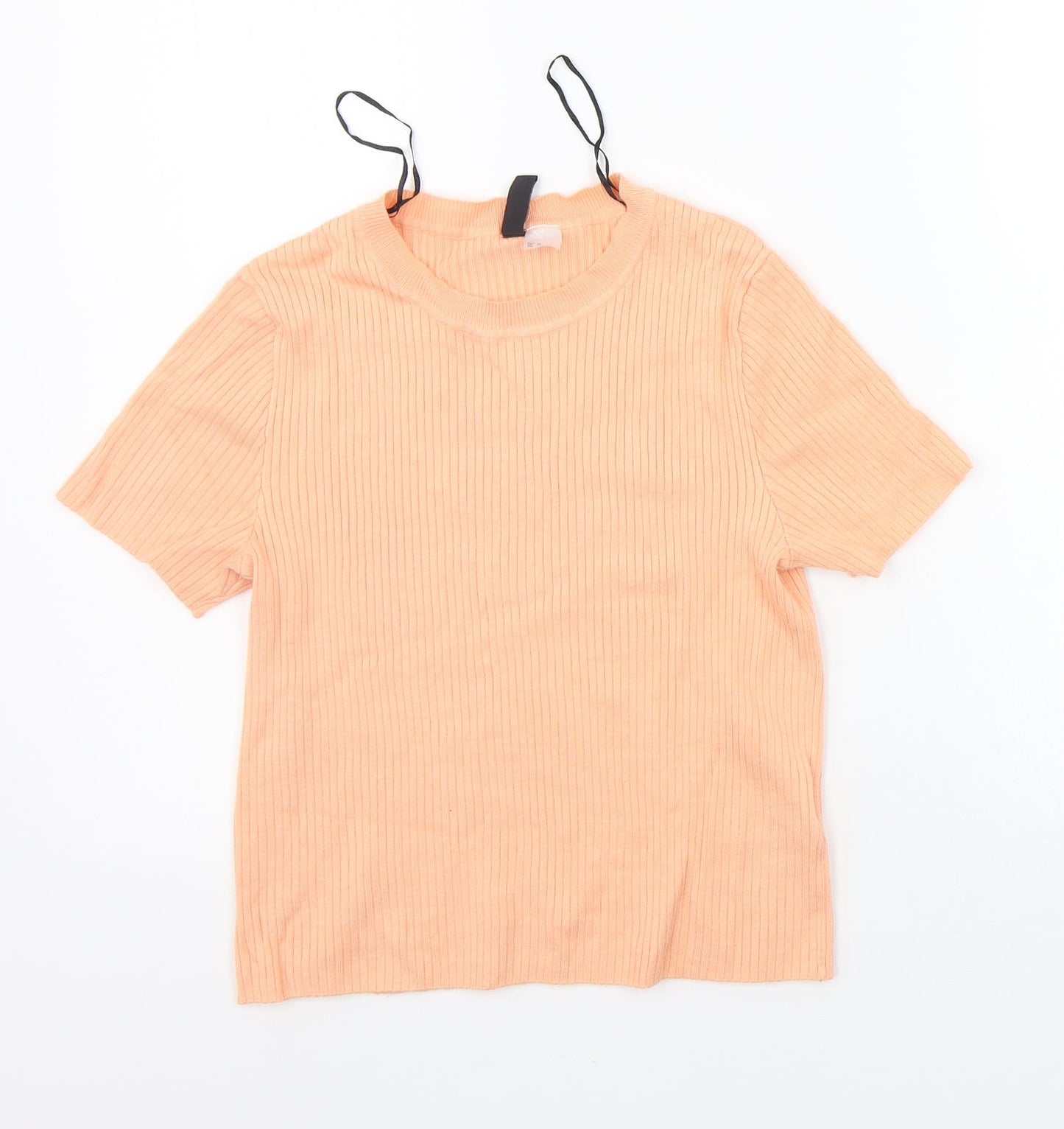 Womens UK Size M Divided Orange Basic T-Shirt