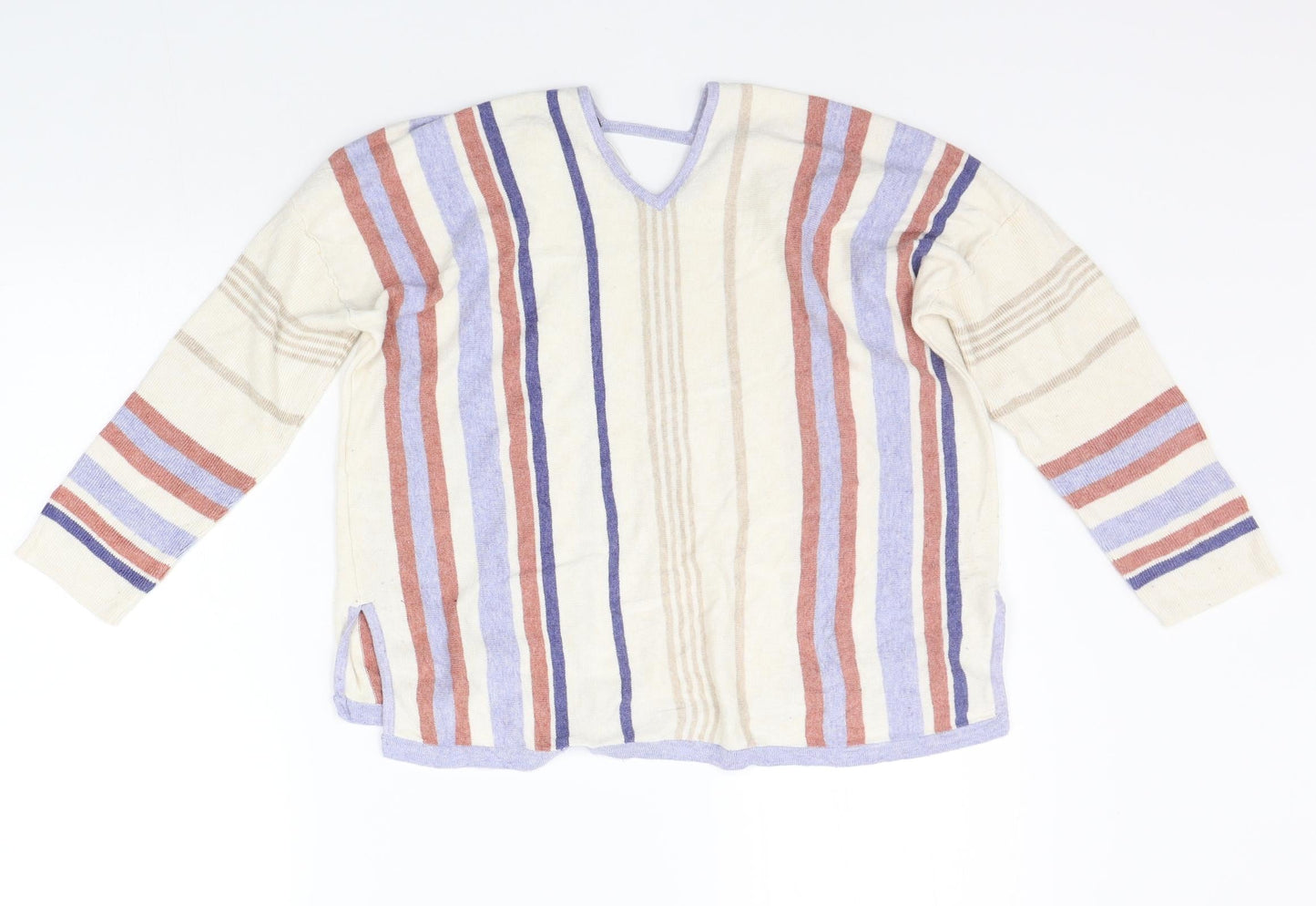 Womens UK Size 14 Marks and Spencer Beige Pullover Jumper