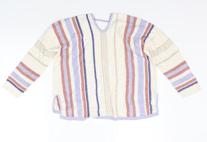 Womens UK Size 14 Marks and Spencer Beige Pullover Jumper