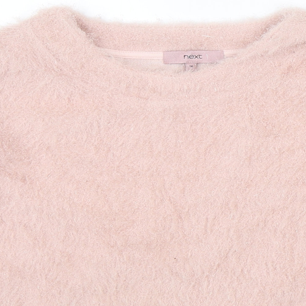 Womens UK Size 14 NEXT Beige Pullover Jumper
