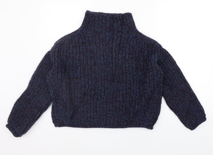 SILVER Day Girls Blue   Pullover Jumper Size S