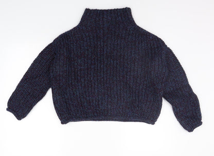 SILVER Day Girls Blue   Pullover Jumper Size S