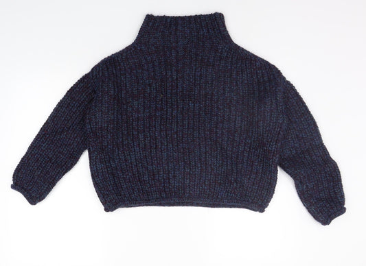SILVER Day Girls Blue   Pullover Jumper Size S