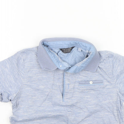 Primark Girls Blue   Basic Polo Size 6-7 Years