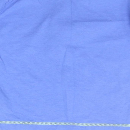 Matalan Girls Blue   Basic T-Shirt Size 4-5 Years  - DINOSAUR