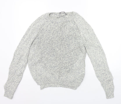 Womens UK Size 8 Marks and Spencer Grey Pullover Jumper