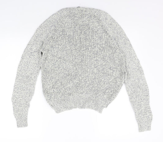 Womens UK Size 8 Marks and Spencer Grey Pullover Jumper