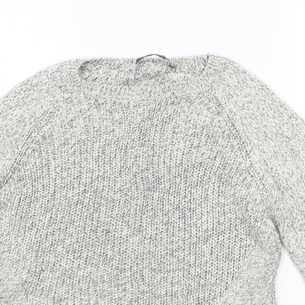 Womens UK Size 8 Marks and Spencer Grey Pullover Jumper