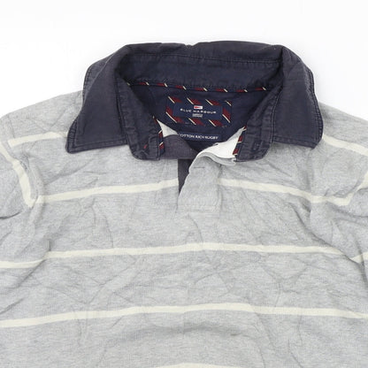 Womens UK Size S Marks and Spencer Grey Basic Polo