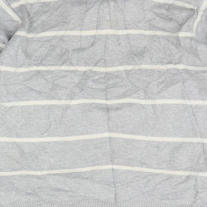 Womens UK Size S Marks and Spencer Grey Basic Polo