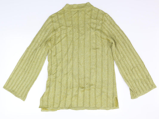Womens UK Size 16 Marks and Spencer Yellow Pullover Jumper