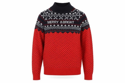 Mens UK Size S Avenue Red Pullover Jumper