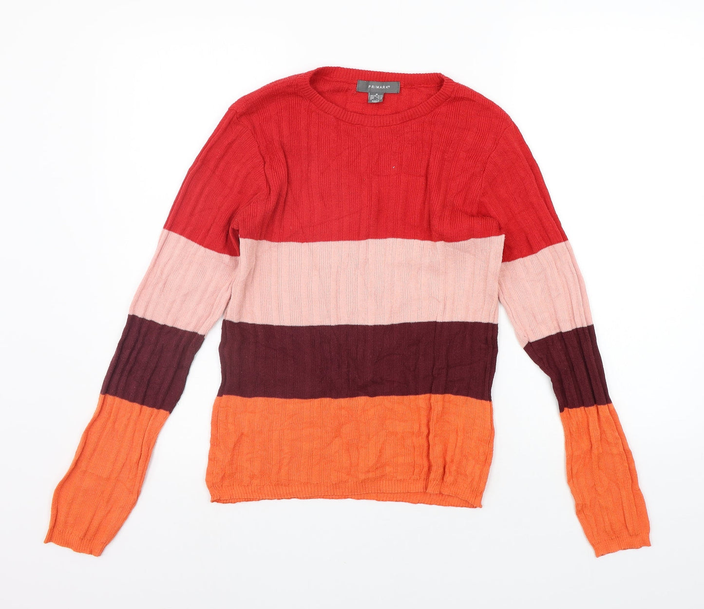 Womens UK Size M Primark Red Pullover Jumper