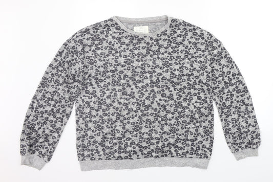Womens UK Size M NEXT Grey Pullover Jumper