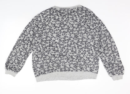 Womens UK Size M NEXT Grey Pullover Jumper