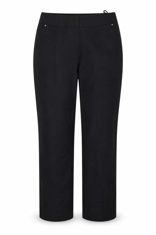 Womens UK Size 12 M&Co Regular Fit Sweatpants Black Trousers