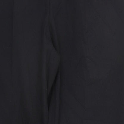 Womens UK Size 12 M&Co Regular Fit Sweatpants Black Trousers