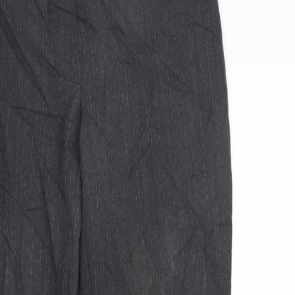 Womens UK Size 12 Marks and Spencer Regular Fit  Grey Trousers