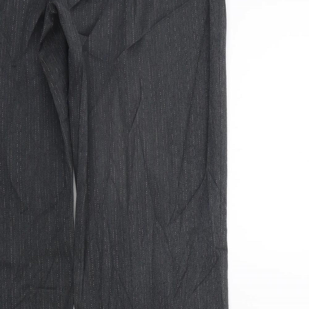 Womens UK Size 12 Marks and Spencer Regular Fit  Grey Trousers