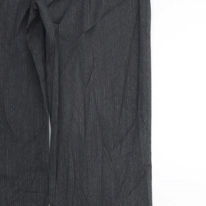 Womens UK Size 12 Marks and Spencer Regular Fit  Grey Trousers