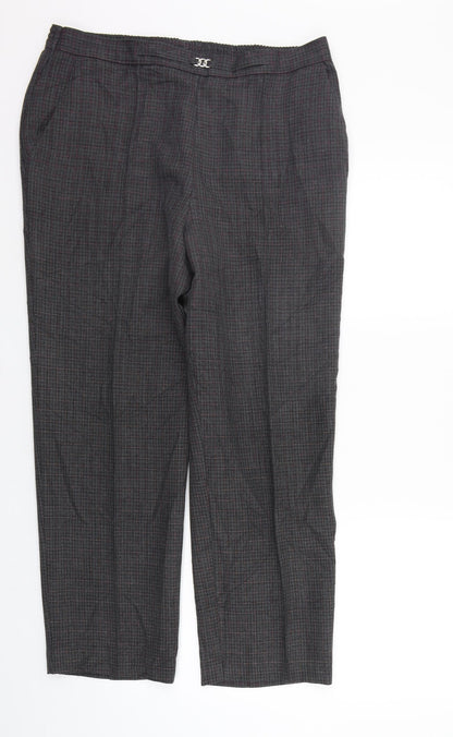 Womens UK Size 16 Marks and Spencer Regular Fit  Grey Trousers