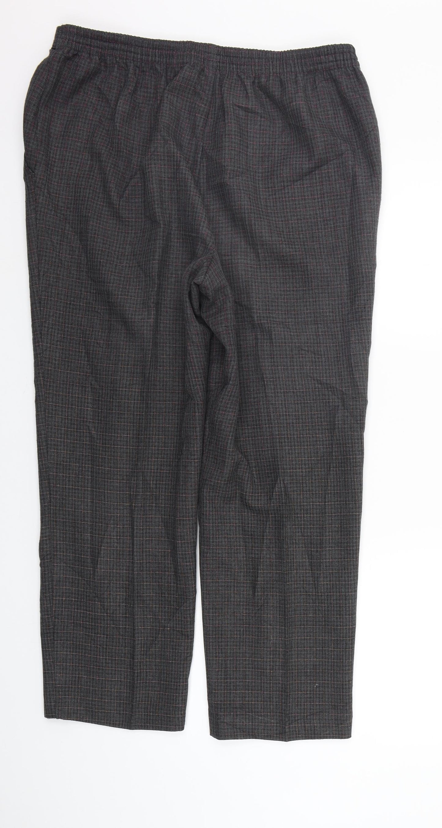 Womens UK Size 16 Marks and Spencer Regular Fit  Grey Trousers