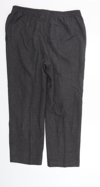 Womens UK Size 16 Marks and Spencer Regular Fit  Grey Trousers