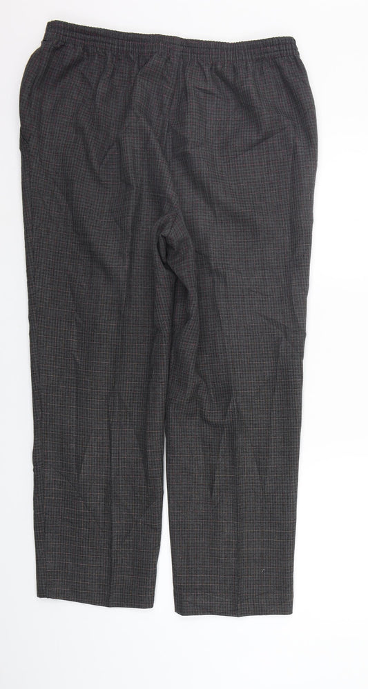 Womens UK Size 16 Marks and Spencer Regular Fit  Grey Trousers