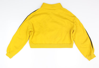 Womens UK Size M Divided Yellow Pullover Jumper