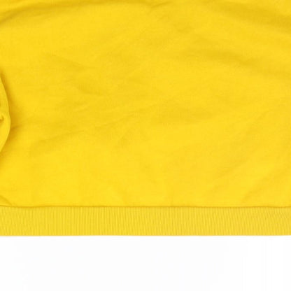 Womens UK Size M Divided Yellow Pullover Jumper