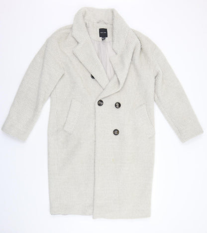 New Look Womens Grey   Jacket Coat Size 12