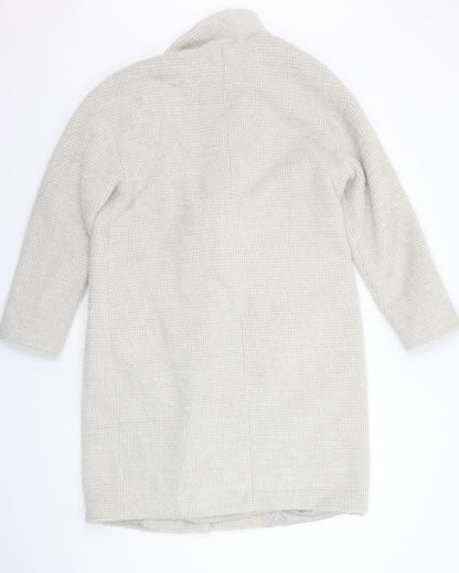 New Look Womens Grey   Jacket Coat Size 12