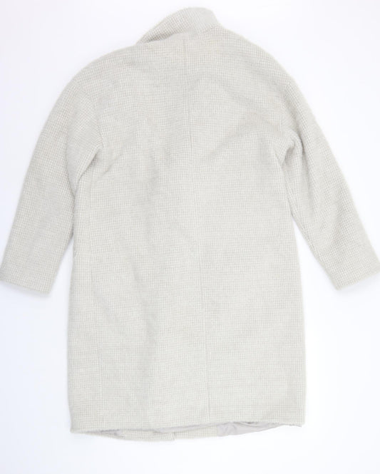 New Look Womens Grey   Jacket Coat Size 12