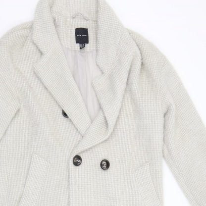 New Look Womens Grey   Jacket Coat Size 12