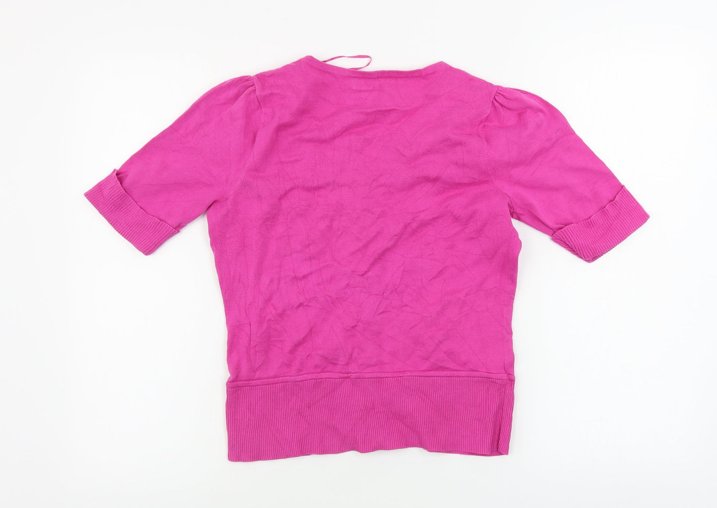 Womens UK Size 10 Monsoon Pink Cardigan Jumper