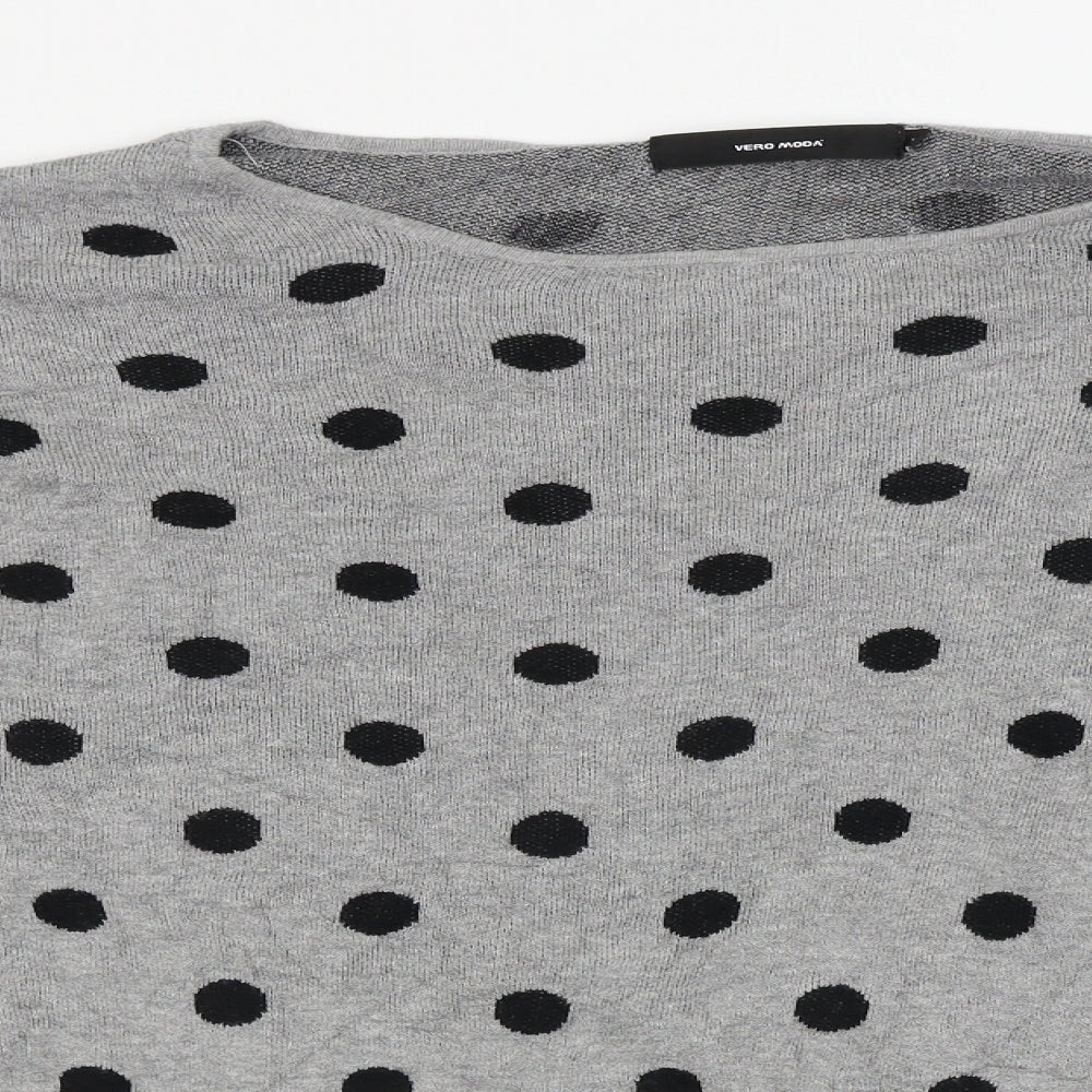 Womens UK Size XL VERO MODA Grey Pullover Jumper