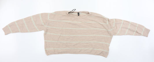 Womens UK Size L H&M Pink Pullover Jumper