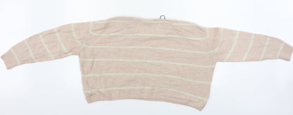 Womens UK Size L H&M Pink Pullover Jumper