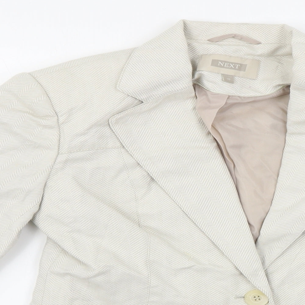 NEXT  Womens Beige   Jacket Blazer Size 10