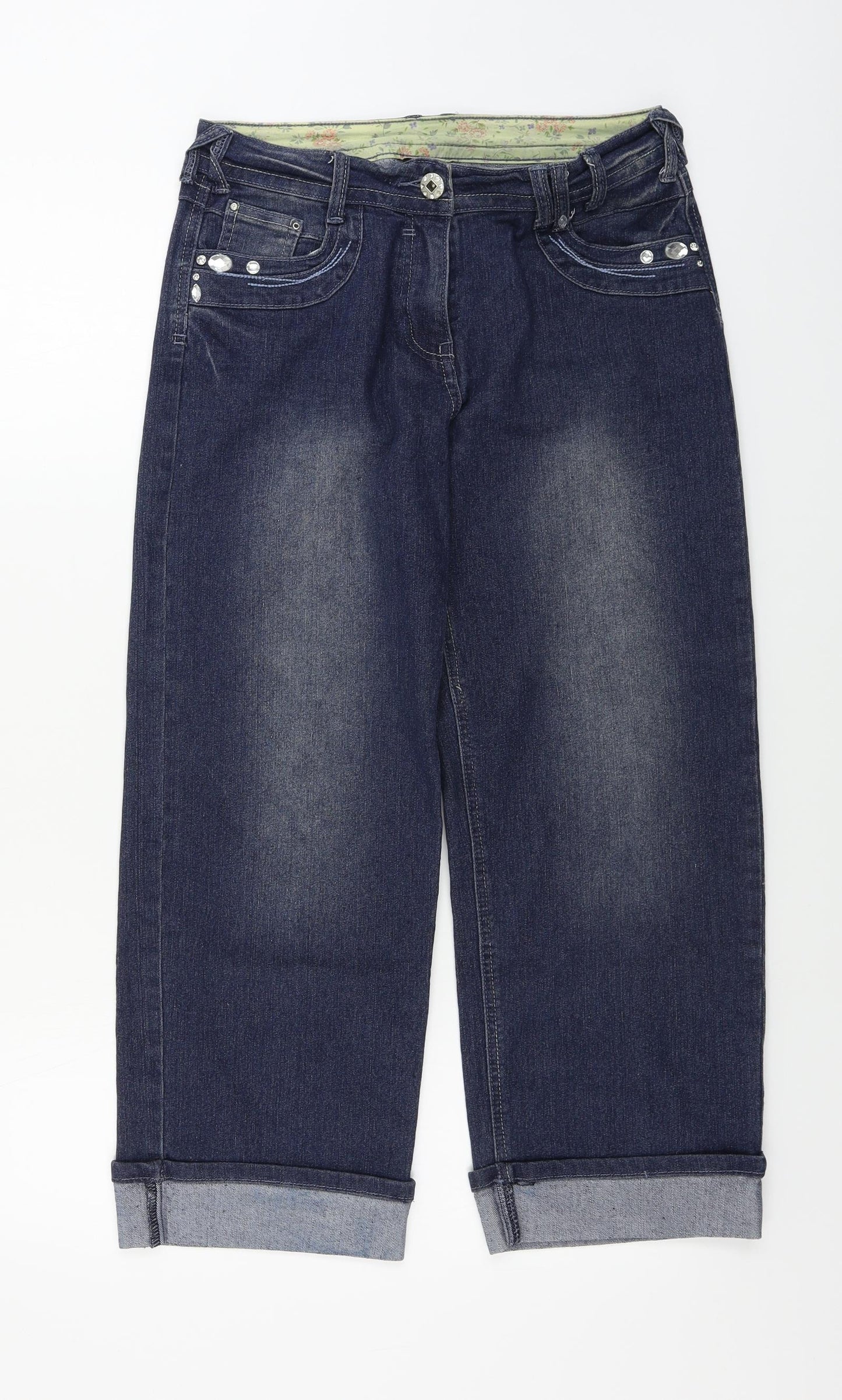 miladys  Womens Blue   Straight Jeans Size 10 L24 in