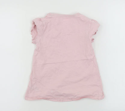 NEXT  Girls Pink   Basic T-Shirt Size 8 Years
