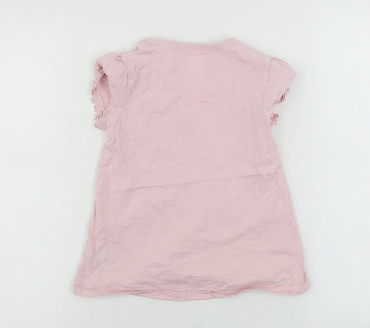 NEXT  Girls Pink   Basic T-Shirt Size 8 Years