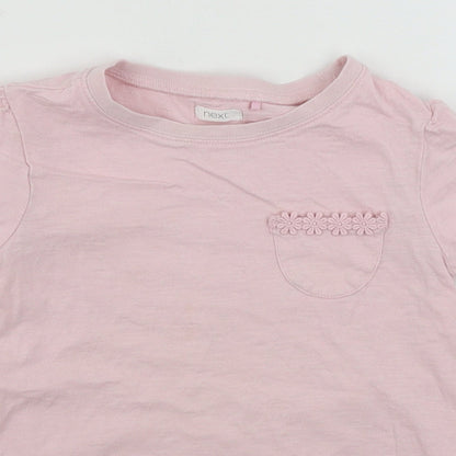 NEXT  Girls Pink   Basic T-Shirt Size 8 Years