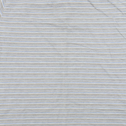 Burton  Mens Grey Striped   Polo Size XL