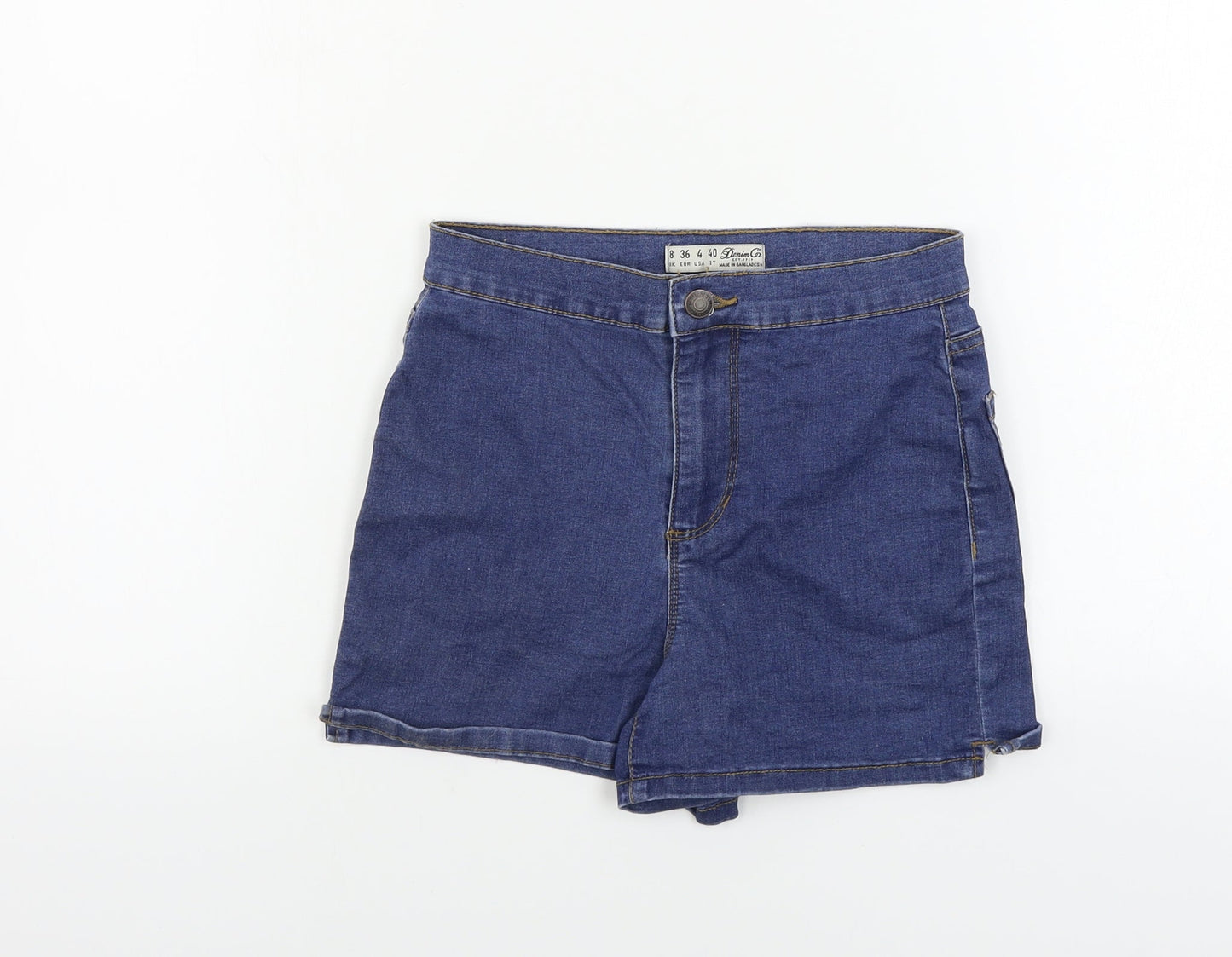 denim co Womens Blue   Cut-Off Shorts Size 8